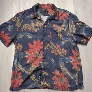 Todd Snyder Shirt Mens Large Botanical Gardens All Over Print Sleeve Shirt